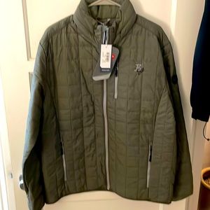 Cutter & Buck PrimaLoft® Mens Eco Insulated FZ Puffer Jacket (Poplar) - Large